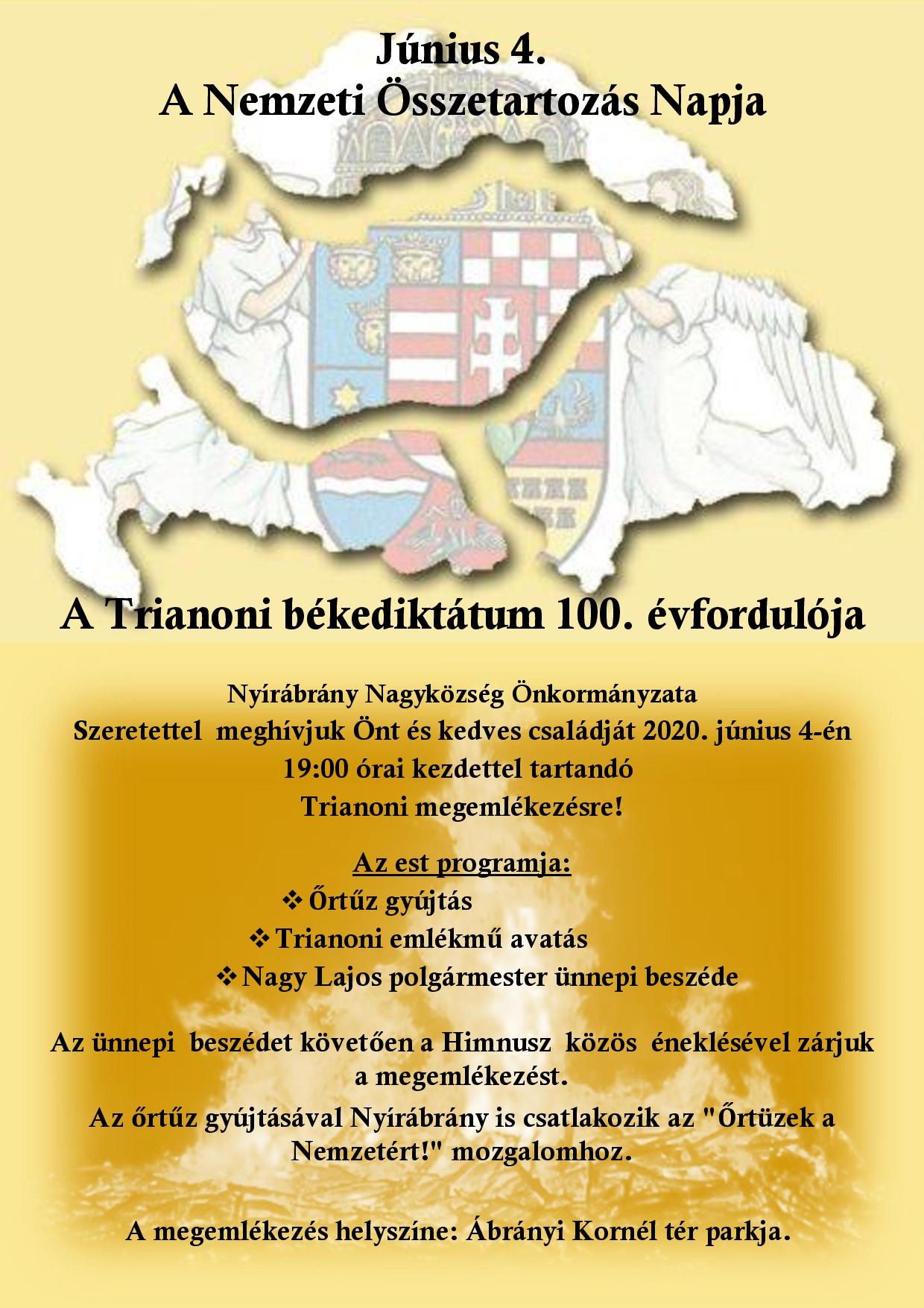 A Trianoni békediktátum 100. évfordulója 
